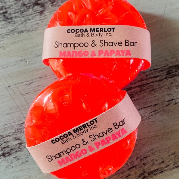 ⚠️Sold Out ⚠️ Shampoo & shave bar mango & papaya - Picture 2 of 3